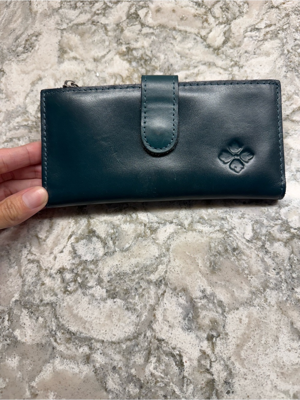 Patricia Nash Nazari wallet Green